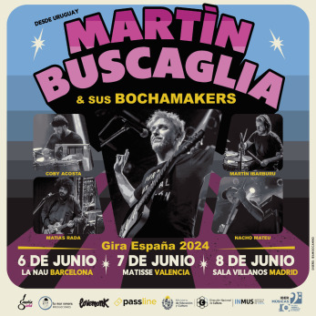 Martín Buscaglia & Sus Bochamakers (Uruguay) • Madrid • Sala Villanos • 8 de Junio