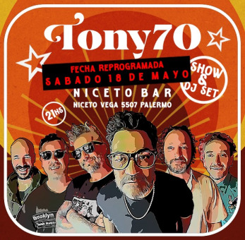 Tony 70 en Niceto Bar