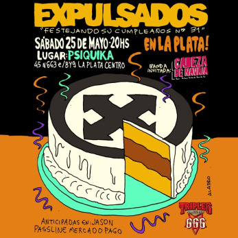 Expulsados festeja 31 años en La Plata!