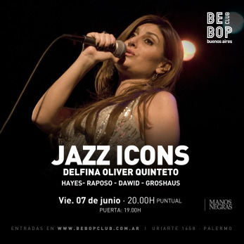 Jazz Icons | Delfina Oliver Quinteto 07/06/2024