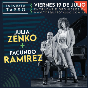 Julia Zenko y Facundo Ramirez