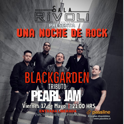 Sala Rívoli presenta a Black Garden Tributo a Pearl Jam