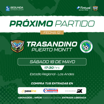 Trasandino vs Deportes Puerto Montt