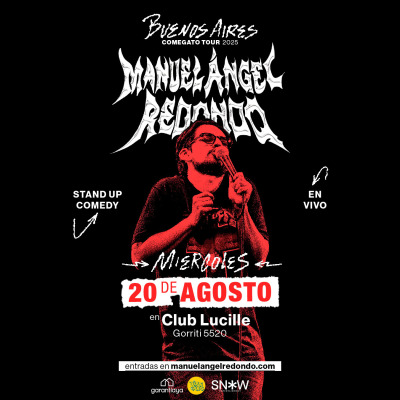 Manuel Angel Redondo en Vivo Residencia stand up comedy 20 agosto