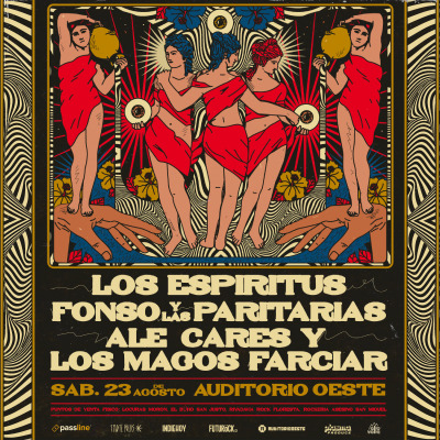 Los Espíritus, Fonso y Las Paritarias, Ale Cares y Los Magos Farciar.