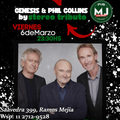 GENESIS & PHIL COLLINS - BY STEREO TRIBUTO - EN MR JONES PUB