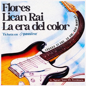 Imagen del evento: La Era del Color, Flores & Lican Rai