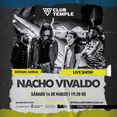 NACHO VIVALDO- LIVE SHOW!