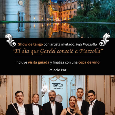 Visita guiada + Show de Tango con Pipi Piazzolla