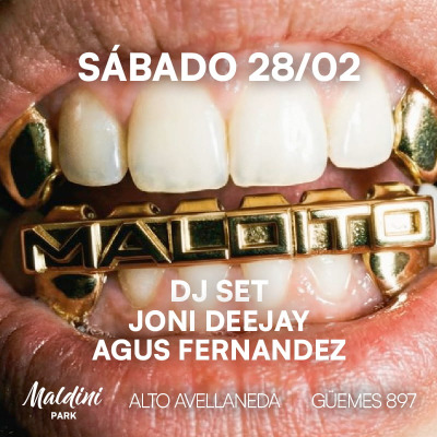 MALDITO - 28/02 - Maldini Avellaneda - Entrada Libre