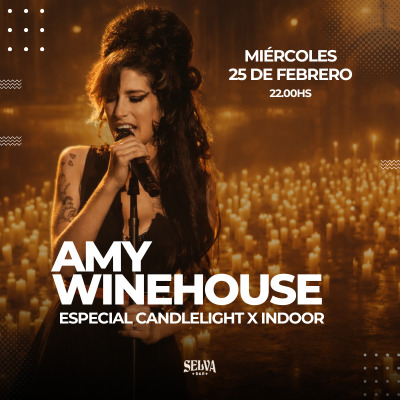 Tributo a Amy Winehouse por Indoor en Selva Bar