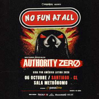 No Fun At All + Authority Zero en Chile