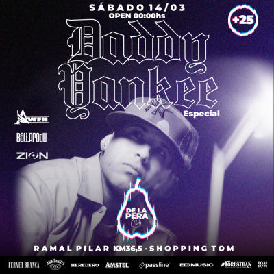 DE LA PERA CLUB 14/3 ESPECIAL DADDY YANKEE
