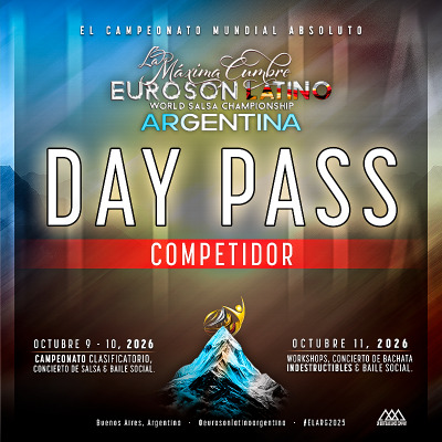 DAY PASS COMPETIDOR - Euroson Latino  Argentina 2026