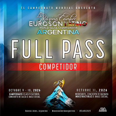 FULL PASS COMPETIDOR -Euroson Latino Argentina 2026