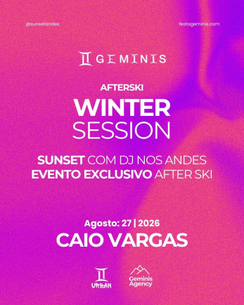 Imagen del evento: Sunset Andes Winter | Ago - 4 Edición