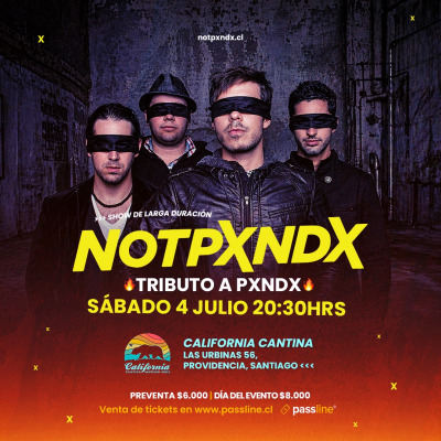 NotPxndx en California Cantina