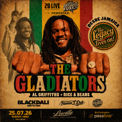 Mes del reggae: The Gladiators desde Jamaica en Argentina