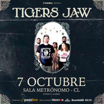 TIGERS JAW EN CHILE