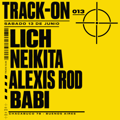 TRACK-ON | HARD TECHNO | PALACETE | 13.06 | CABA