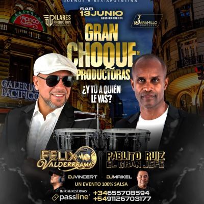 CHOQUE DE PRODUCTORAS Felix Valderrama vs Pablito Ruiz