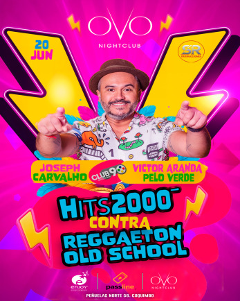90-2000 VERSUS OLD SOCHOOL ★ SABADO 20 JUNIO ★ OVO Nightclub