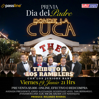 Tributo a Los Ramblers (Los Juniors Baby) en vivo en LA CUCA (Previa dia del Padre)