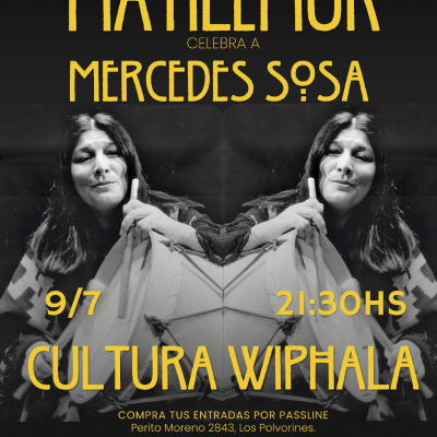 Matilémur celebra a Mercedes Sosa, en Cultura Wiphala
