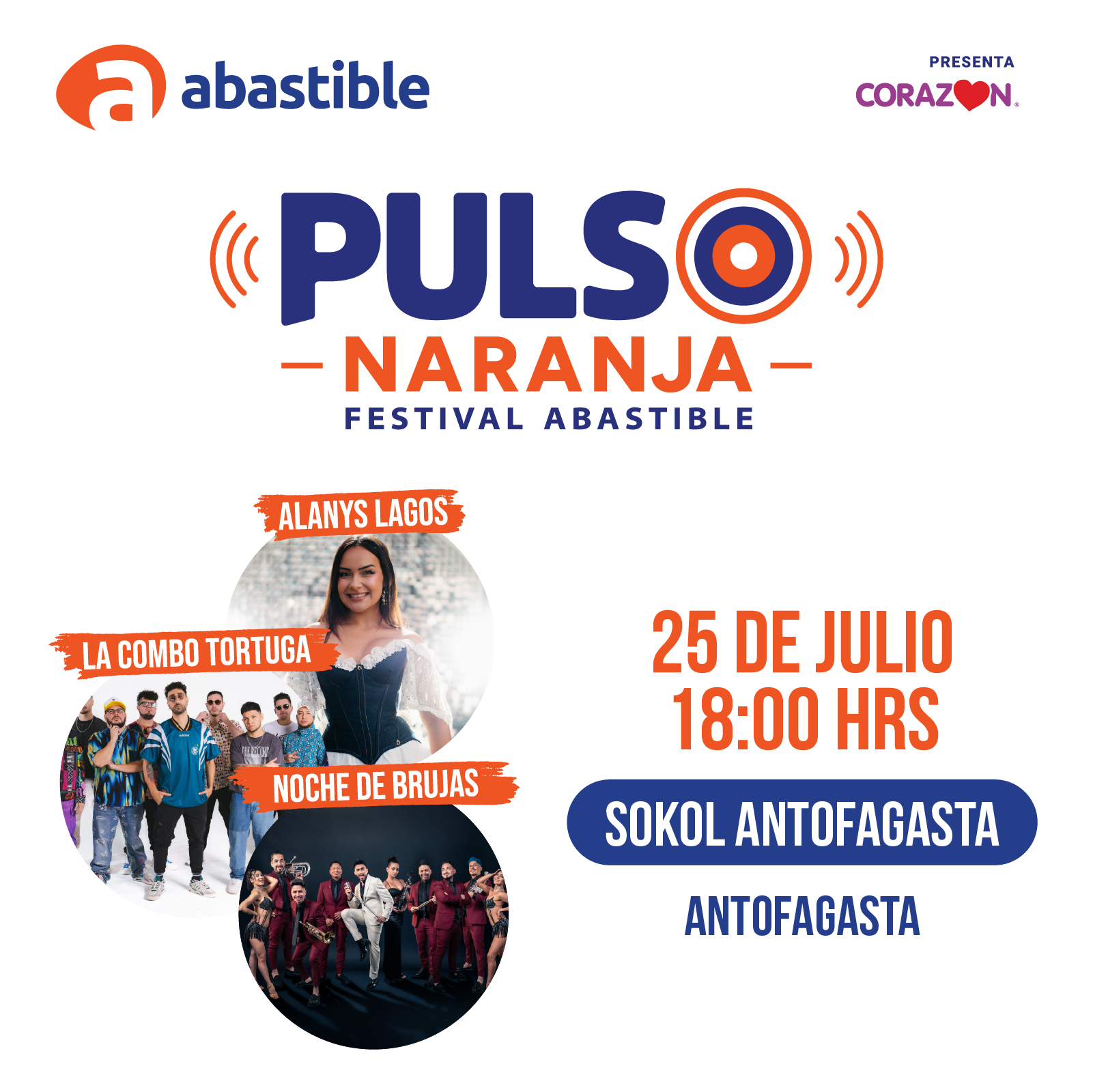 Pulso Naranja Abastible 2026 Antofagasta