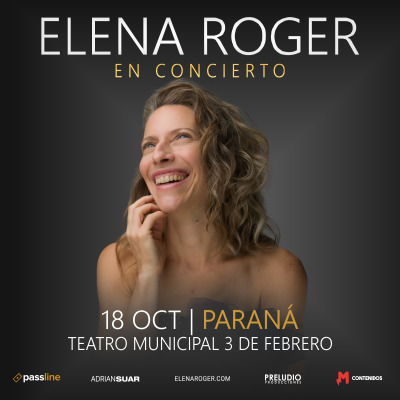 Elena Roger en Paraná
