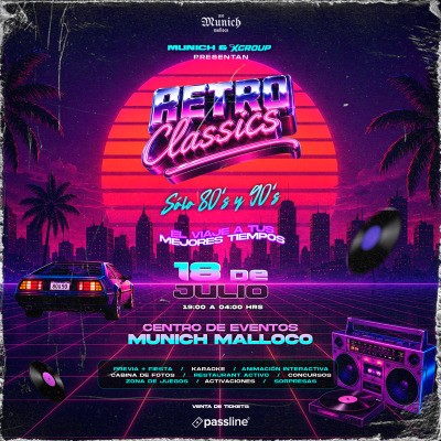 Munich & XGROUP presentan: Retro Classics 🪩✨