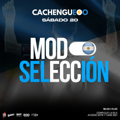 CACHENGUEOO INDOOR- MODO SELECCIÓN - SABADO 20