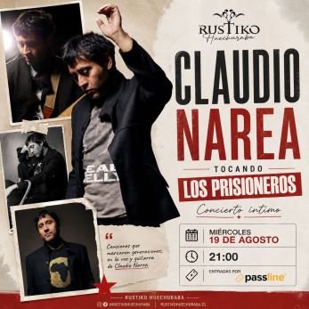 Concierto Claudio narea en rustiko