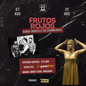 Frutos rojos, tributo a The Cranberries. Rancagua