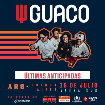 GUACO en Arena Sur, Buenos Aires