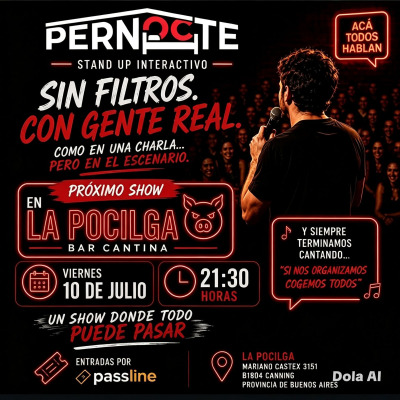 PERNOCTE - SHOW DE STAND UP - CANNING
