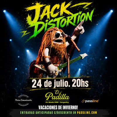 Jack Distortion llega a Temperley en vacaciones de Invierno!
