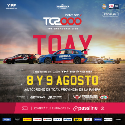 LOS SUV DEL TC2000 LLEGAN A TOAY