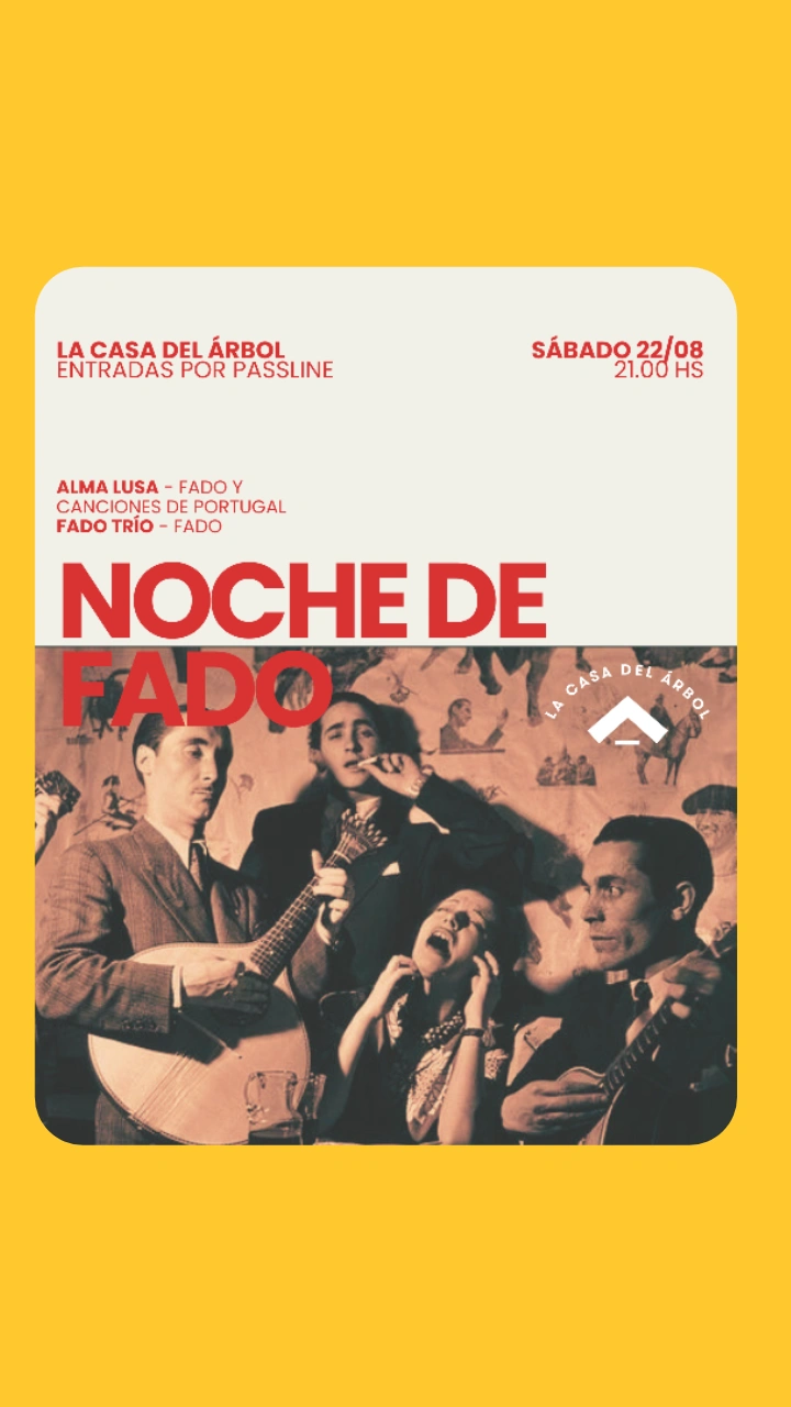 Noche de Fado en La Casa del Árbol - AGOSTO