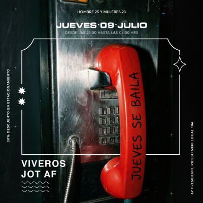JUEVES SE BAILA ★ 9 JULIO 🎵 CENTRO PARQUE
