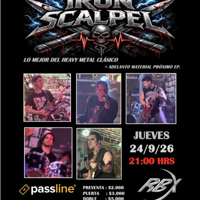 IRON SCALPEL EN SALA RBX