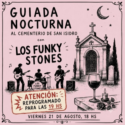 Guiada Nocturna y Funkys en el cementerio de San Isidro