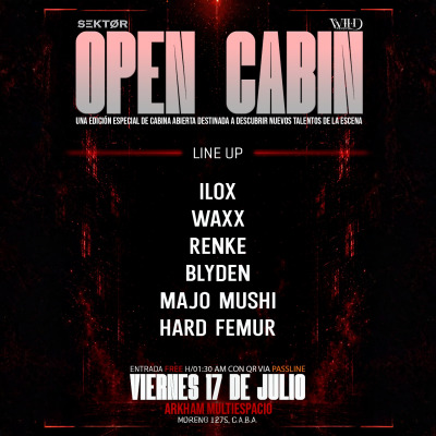 WILD x SEKTØR presentan: OPEN CABIN
