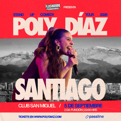 POLY DÍAZ | Stand Up Comedy - 2da. Función 05/09