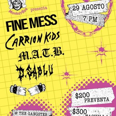 MonkeyBee presenta: Fine Mess