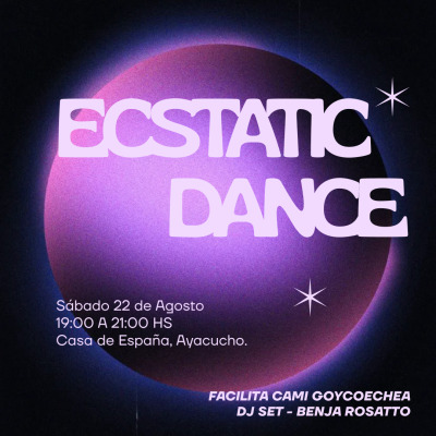 Ecstatic dance!