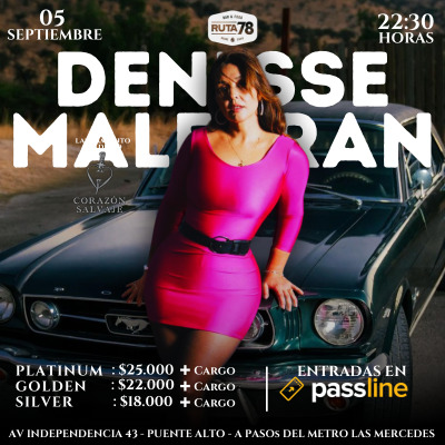 Denisse Malebrán en Ruta 78
