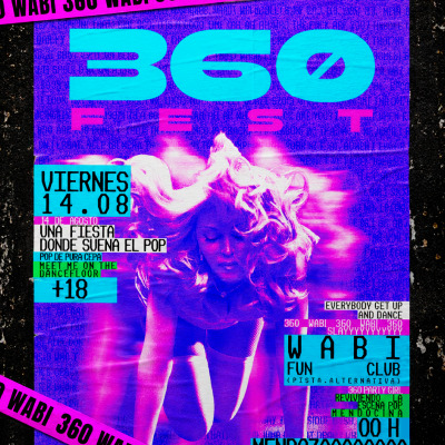 WABI Viernes 14/08 x Pura Producciones & 360 Fest