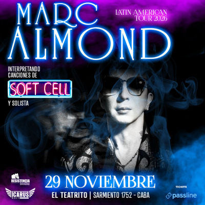 Marc Almond - Latin American Tour 2026
