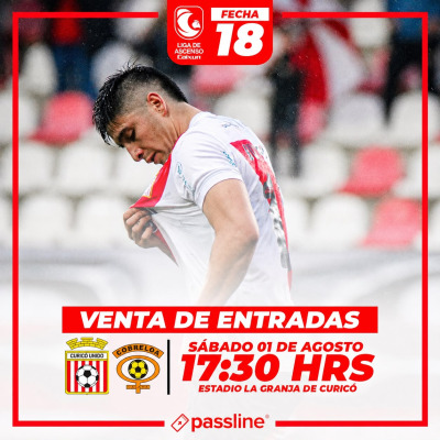 CAMPEONATO NACIONAL LIGA  DE ASCENSO 2026 CURICO UNIDO VS  COBRELOA